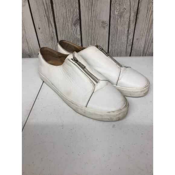 Lafayette 148 New York Shoes - Lafayette 148 New York Leather Zip Sneaker Size 11 Ladies
